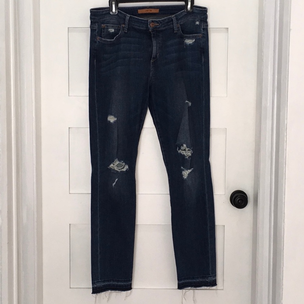 Joe’s Midrise Distressed Cigarette Skinny Jean - Picture 2 of 8